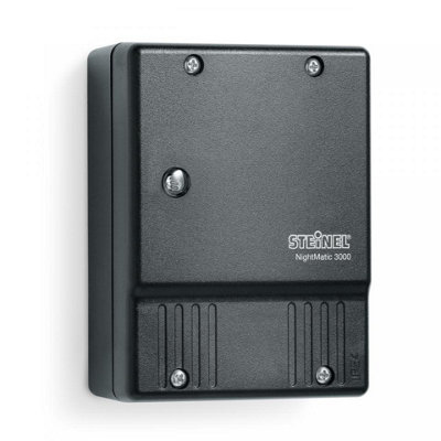 Steinel Nightmatic 3000 Black Twilight Switch Photo-Cell Controller Economy Mode from B&Q