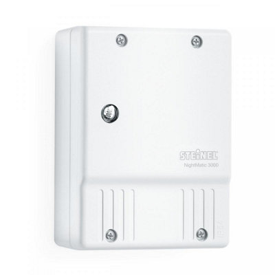 Steinel Nightmatic 3000 White Twilight Switch Photo-Cell Controller Economy Mode from B&Q