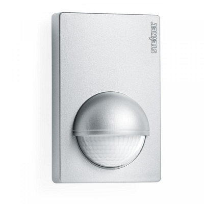 Steinel Is 180 Silver Motion Sensor Adjustable Motion Detector 1000 W from B&Q