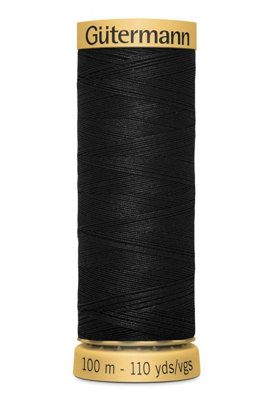 Gutermann 100% Natural Cotton Thread 100M Hand And Machine Colour Code 5201 from B&Q