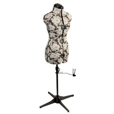 Sewing Online Hollyhock Grey 8-Part Adjustable Dressmakers DummySmall 10-16 from B&Q