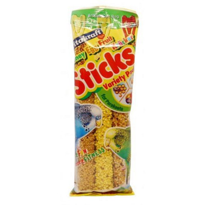 Vitakraft Budgie Kräcker Honey/egg/fruit Sticks 3 Pack (Pack Of 7) from B&Q