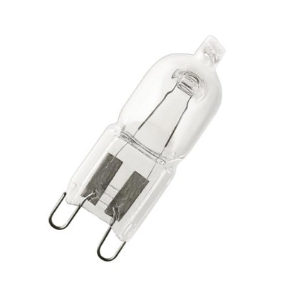 B&Q -  33W Equivelant 40W 230V G9 Halopin Energy Saving Clear Halogen Capsule Lightbulb
