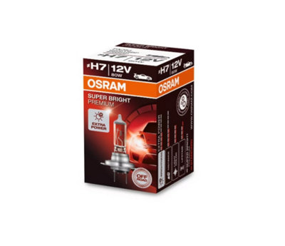 H7 Osram Super Bright Premium 12V 80W Headlight Bulb from B&Q