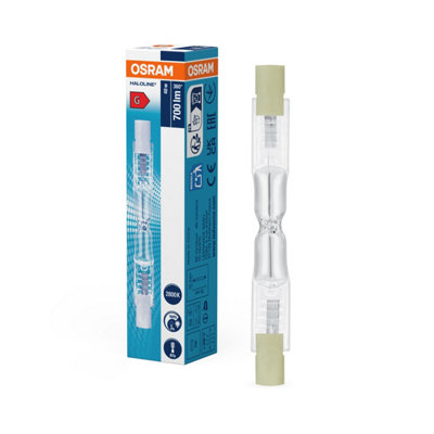 Osram Haloline Pro 48 W 240 V R7S Double Ended Halogen Lamp from B&Q