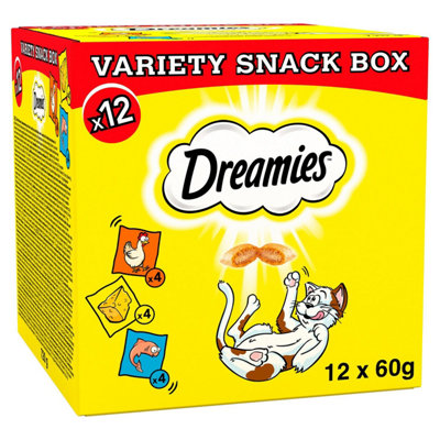 Dreamies Kitten & Adult Cat Treat Biscuits Variety Snack Box - 12 X 60G - Image 16