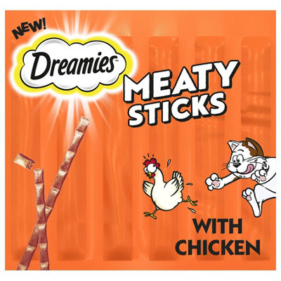 Dreamies Meaty Sticks With Chicken 30G (Pack Of 14)