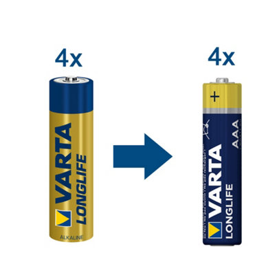Varta Longlife Micro Aaa Battery 4103 (4Er Blister) from B&Q