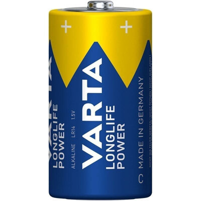 Varta Longlife Power Alkaline Battery Baby C 4914 Lr14 (Bulk) from B&Q
