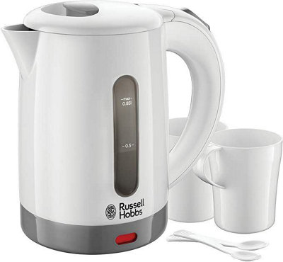 Russell Hobbs 0.85L Travel Compact Corded Kettle - White - Image 11