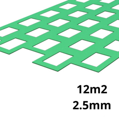 Corksystem Underlay Xps Thermo-Laminate Underfloor Heating (Wood/vinyl)12M2 (129.16 Sqft)Uk BrandHigh Performance from B&Q