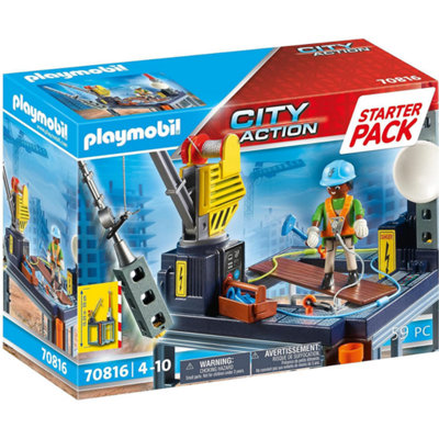 Playmobil Starter Pack Construction Site Playset - Image 4