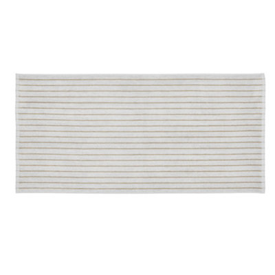 Blomus Arto Narrow Stripes Bath TowelMicro Chip/tan from B&Q