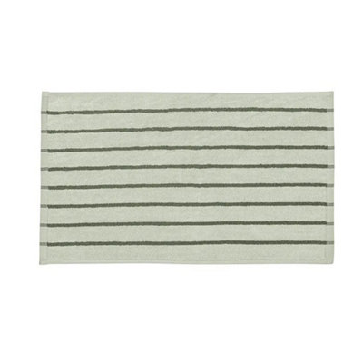 Blomus Arto Set Of 2 Narrow Stripes Guest Hand TowelDesert Sage/agave Green from B&Q