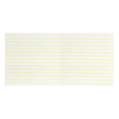 Blomus Arto Wide Stripes Bath TowelWhite/transparent Yellow from B&Q