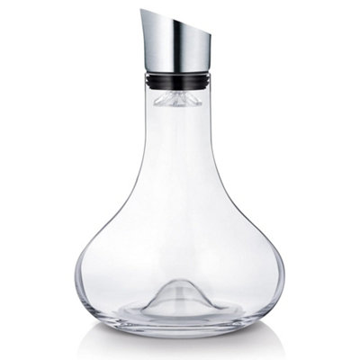 B&Q -  Alpha Glass Decanter Carafe 1.5L With Stainless Steel LidTransparent