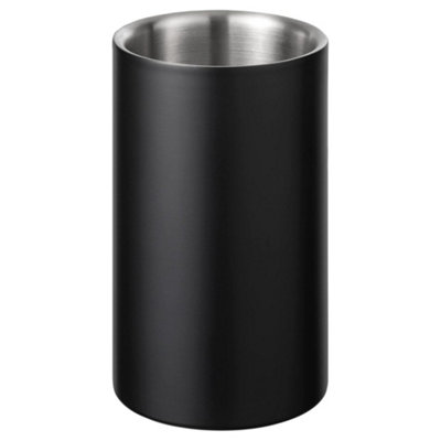 Blomus Stainless Steel Bottle Cooler 2.7 Litre - Black