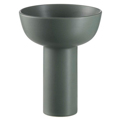 Blomus Miyabi Stoneware Vase LDuck Green from B&Q