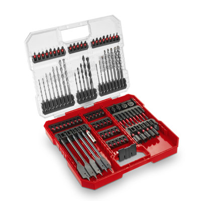 Einhell Universal Impact Drill Bit Set 95 Pieces With Xl-Case Box Kwb Accessory from B&Q
