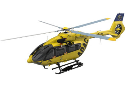 Revell Airbus H145 ADAC REGA Air Rescue Helicopter Aircraft Model Kit 04969 - Image 4