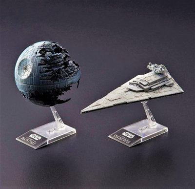 Revell Bandai 01207 Death Star Ii & Imperial Star Destroyer Plastic Model Kit - Image 9