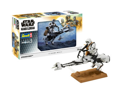Revell Speeder Bike 1:12 Scale The Mandalorian Plastic Model Kit 102 Parts 262mm - Image 13