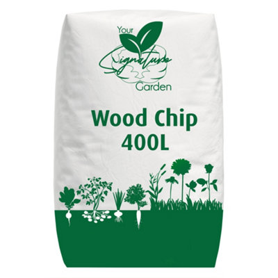 400L Wood Chips Decorative Landscaping Mulch by Laeto Your Signature Garden