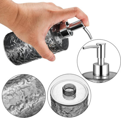 400Ml Soap Dispenser, Liquid Soap Dispenser, Empty 400ml Pump Bottle ...