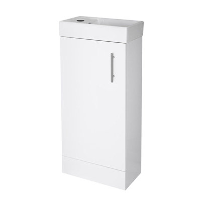 400mm Floorstanding Bathroom Vanity Unit Basin Sink Storage Cabinet