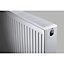 400mm (H) x 2200mm (W) - Type 22 Radiator - Double Panel - Double Convector - White Enamel (RAL 9016) - (0.4m x 2.2m) (16" x 87")
