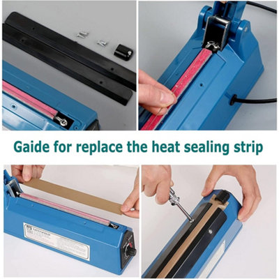 400mm Handheld Sealing Machine Impulse Heat Sealer Plastic Bag Seal ...