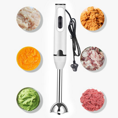 400W Hand Blender Electric Stick Blender Curry Puree Food Mixer ...