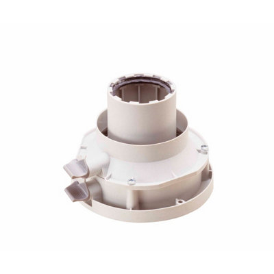 Worcester Bosch Vertical Boiler Flue Adaptor 100mm 7719002432 from B&Q