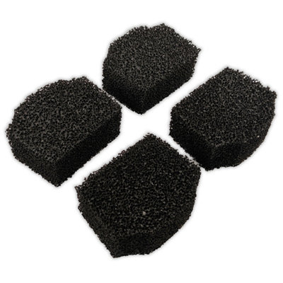 Oase Carbon Filter Foam Set 4 Bioplus Aquarium Filter Media from B&Q