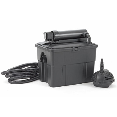 Oase Pontec Multiclear 5000 Pond Filter And Pump Set Koi Uvc Fish Complete Set from B&Q