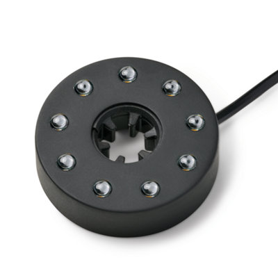 Pontec Pondostar Led Ring Pond Fountain Lighting Compact For Water Features Submersible Light With Warm White Spot Lamp Gardens from B&Q