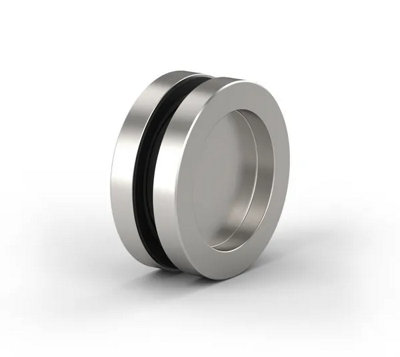 Bohle Shell Handle Round ClosedBrushed Stainless Steel from B&Q