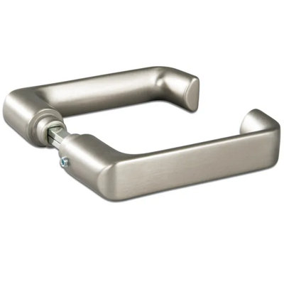 Bohle Studio Private Line / Alea / Olis Lever HandleFlat Oval ShapeS/steel Look from B&Q