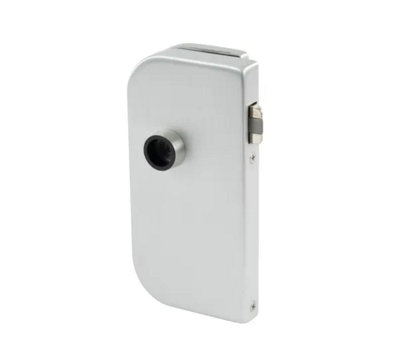 Bohle Glass Door Lock Olis Non-LockingDin LeftAluminium Colour C0 from B&Q