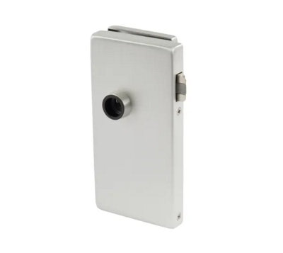 Bohle Alea Glass Door Lock Non-LockingDin Left810 mmAluminium Colour C0 from B&Q