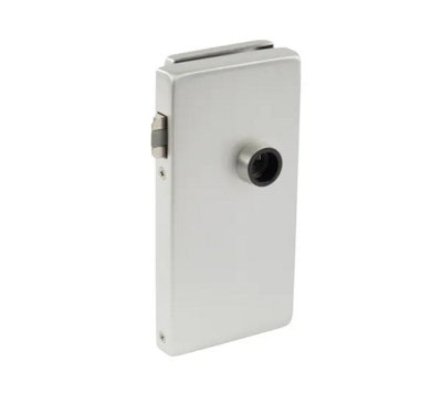 Bohle Alea Glass Door Lock Non-LockingDin Right810 mmAluminium Colour C0 from B&Q