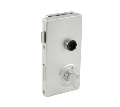 Bohle Alea Glass Door Lock WcDin RightAluminium Colour C0 from B&Q