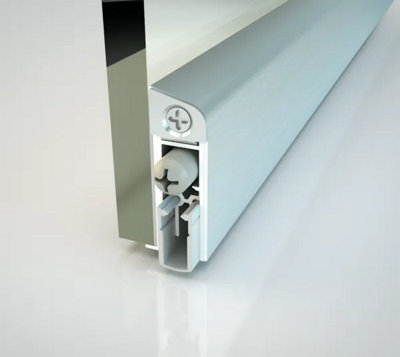 Bohle Gs-A Self-Adhesive Drop-Down SealLength 833 mmAluminium-Coloured E6/c0 from B&Q