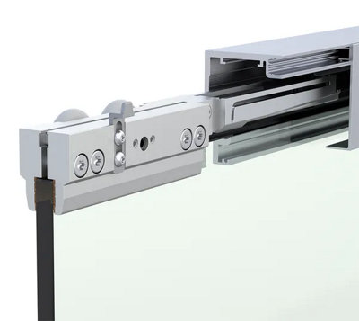 Bohle Mastertrack Ft 80 Sliding Door SetWall Mounting2500 mmAluminium Coloured from B&Q