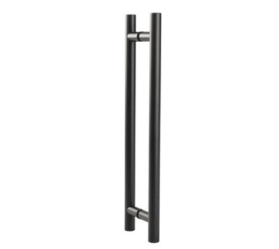 Bohle Bar Handle Diameter 19 mmStainless Steel V2A BlackL- 500 mmC-C300 mm from B&Q