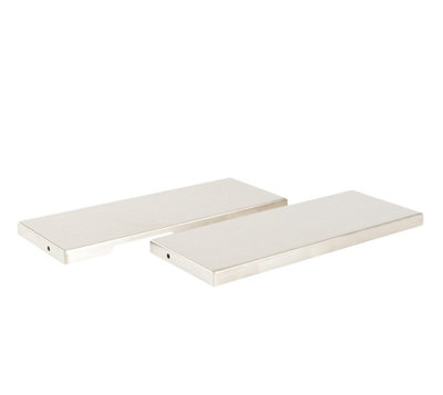 Bohle Set Of Cover Cap Alva Top Corner Fitting Pt20 Plus / Plus HdBrushed from B&Q