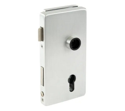 Bohle Alea Glass Door Lock Profile CylinderDin Right10 mmAluminium Colour C0 from B&Q