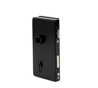 Bohle Alea Glass Door Lock Profile CylinderDin Left810 mmBlack Ral 9005 from B&Q
