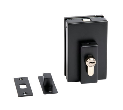 Bohle Corner LockSingle-Sided Cylinder RosetteProfile CylinderBlack Ral 9005 from B&Q