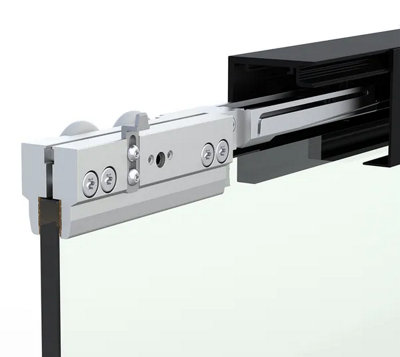 Bohle Mastertrack Ft 80 Sliding Door SetCeiling MountingL3000 mmBlack from B&Q